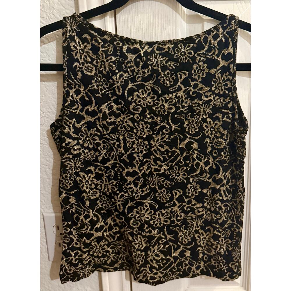 Sparkly Patterned Cropped Tank - Picture 2 of 3